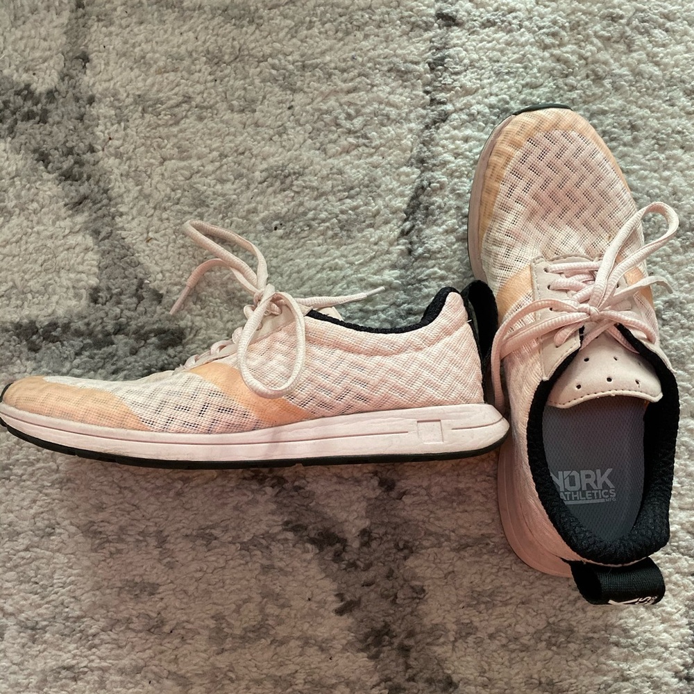 Palm pink chevron sneakers